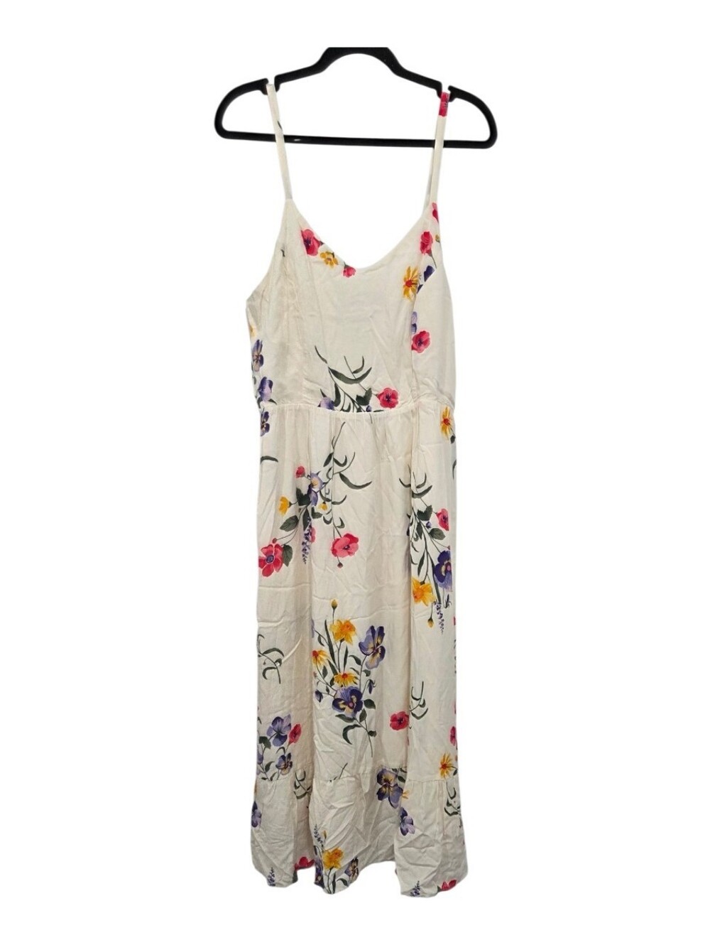 NWT Old Navy Cream Floral Cami Dress Size Large TALL